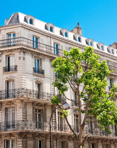 Parisian building, France